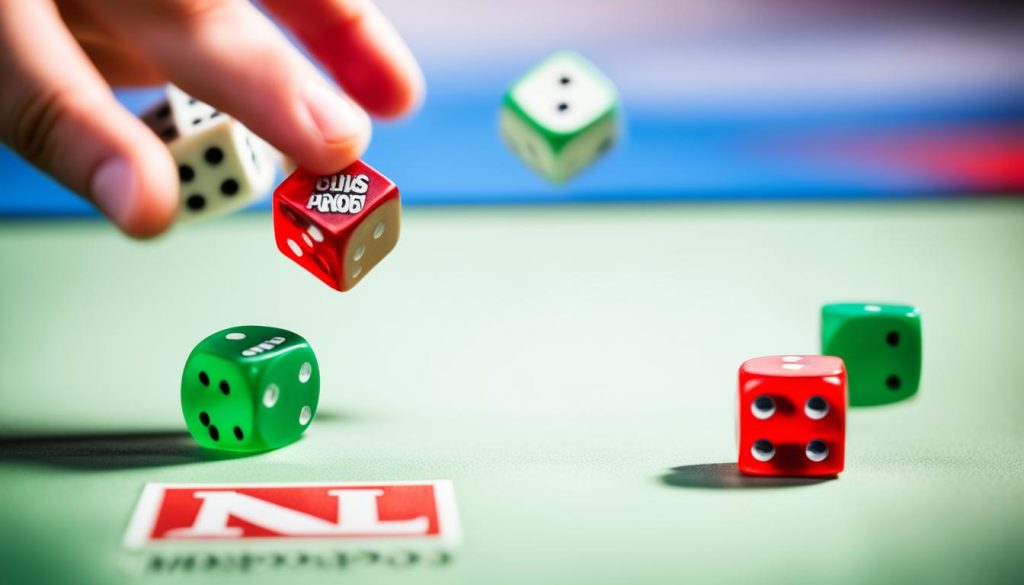 Dice rolling guide