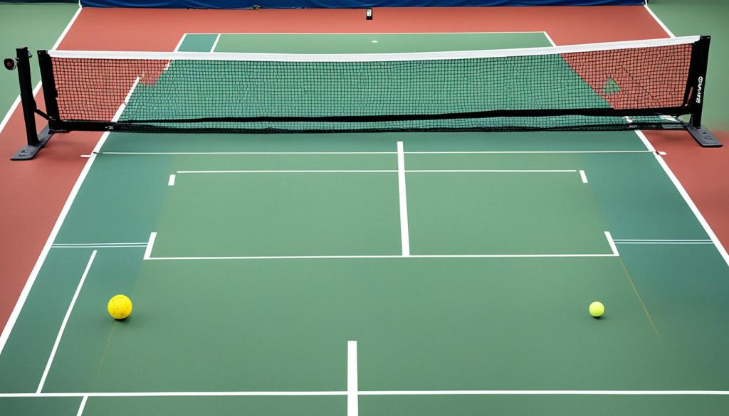 pickleball court dimensions and rules