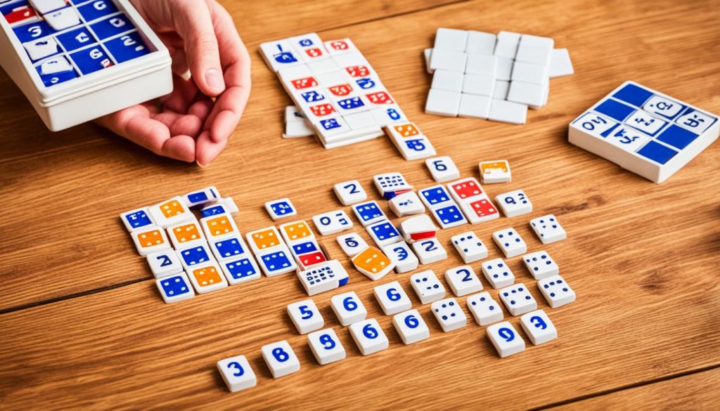 rummikub set-up rummikub set-up