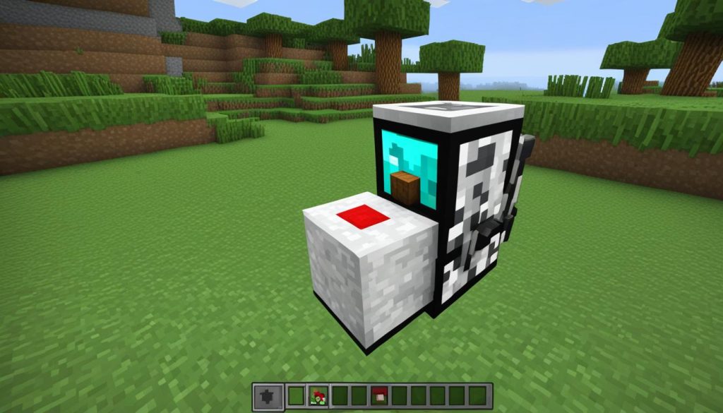 automatic dispenser in minecraft