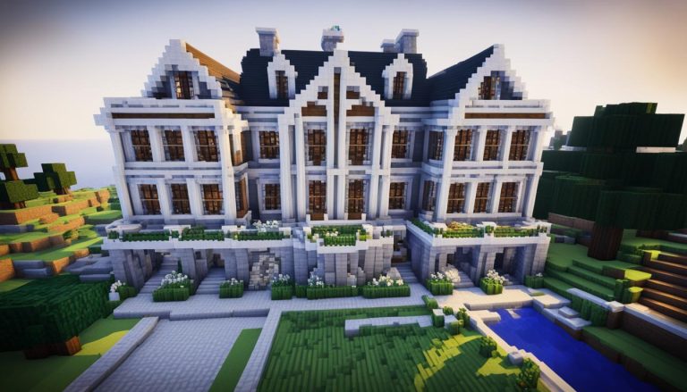 how to build a mansion in minecraft