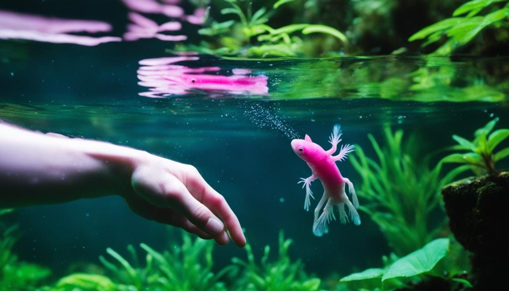 how to catch axolotls