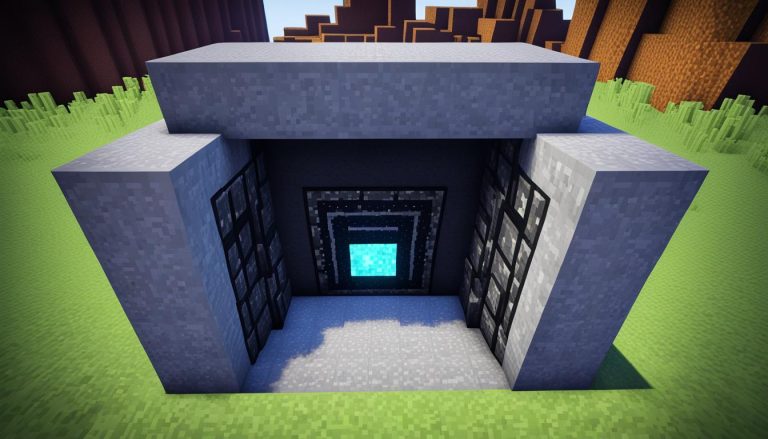 how to make a nether portal in minecraft