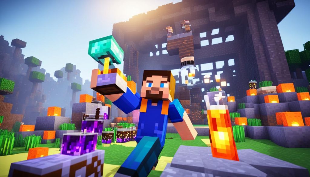 how to use a brewing stand in minecraft image