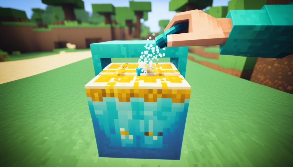 minecraft sponge recipe