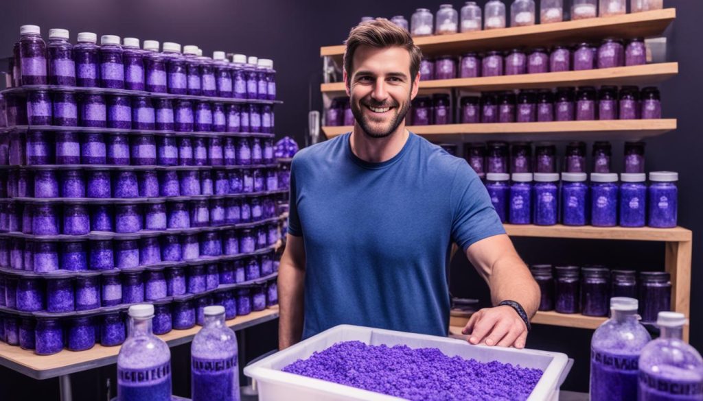 obtaining purple dye in minecraft