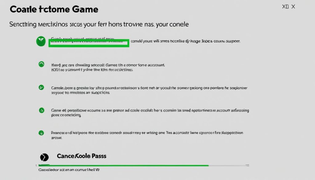 steps to cancel Xbox Game Pass on Xbox Console