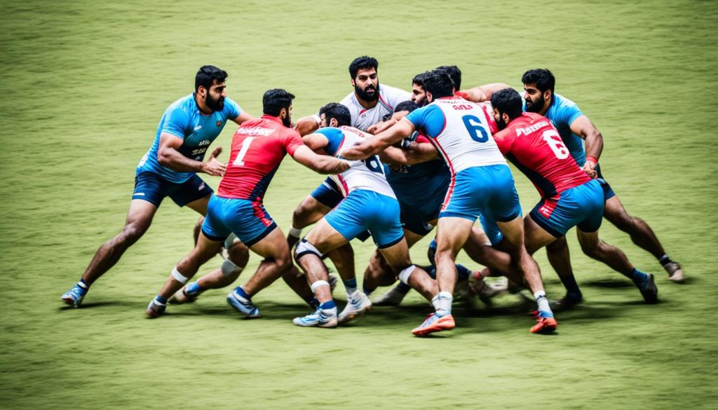kabaddi players