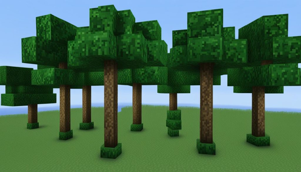 minecraft tree types minecraft tree types