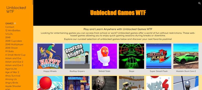 Unblocked Games WTF