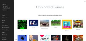 15. Tyrone’s Unblocked Games